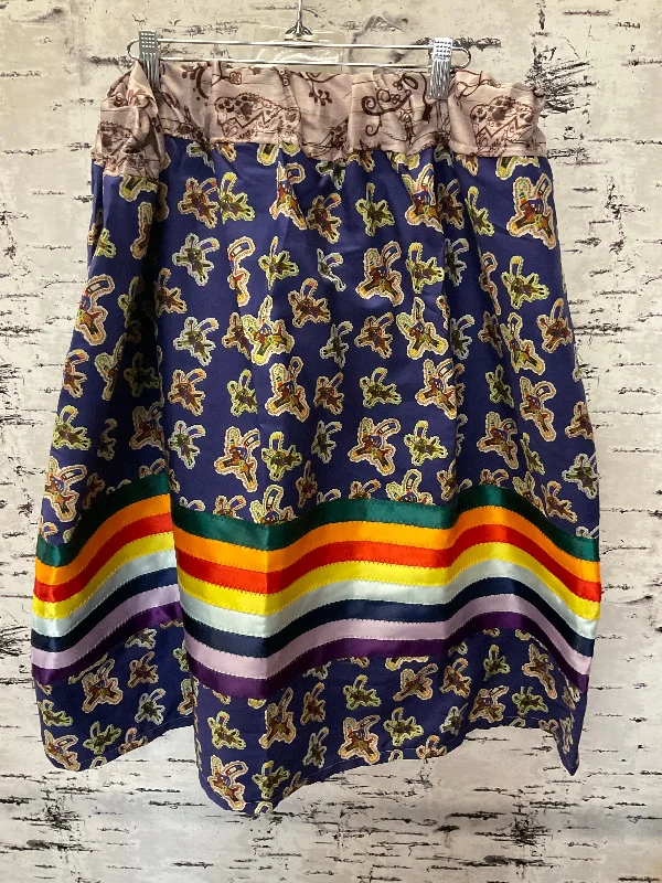 Handmade Riders Blue Ribbon Skirt wrap skirt elegant