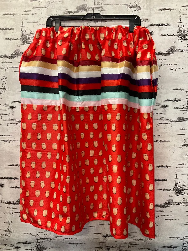 Handmade Satin Elk Teeth Ribbon Skirt high waist skirt