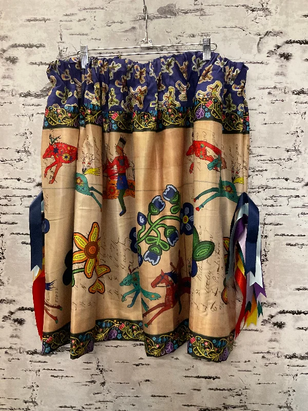 Handmade Satin Floral Ledger w/ Riders Top Ribbon Skirt cashmere skirt fine