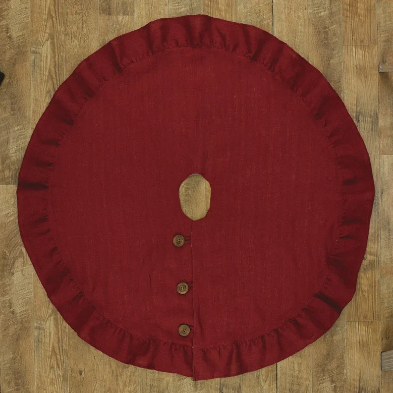 Jute Burlap Tree Skirt - 24" - Red Park Designs lace skirt intricate