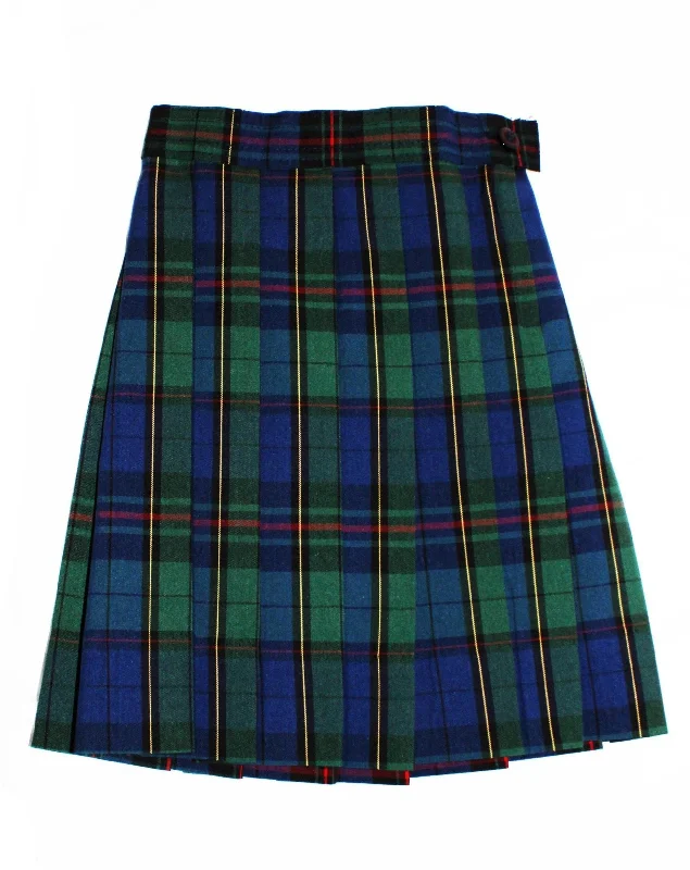 Plaid 81 Knife-Pleat Skirt casual skirt length