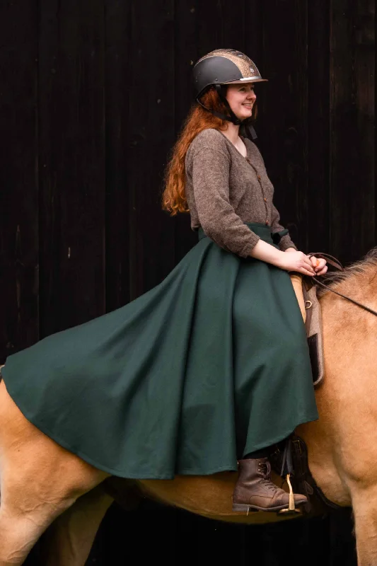 Matilde Riding Skirt velvet skirt plush