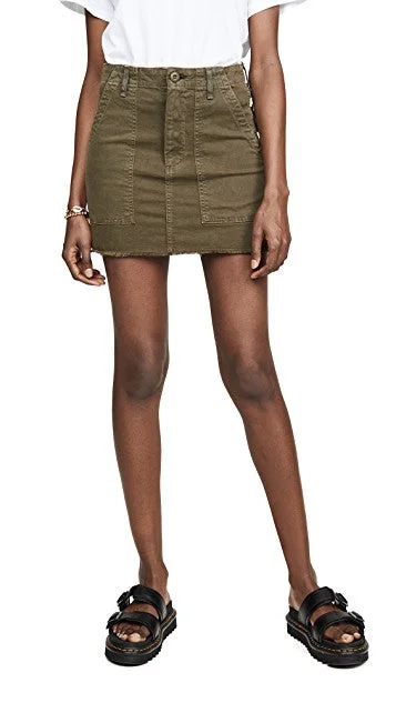 McGuire Utility Mini Skirt leather skirt modern