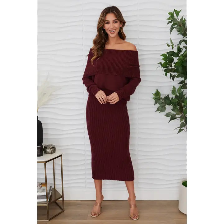 RIBBED MIDI SKIRT midi skirt versatile