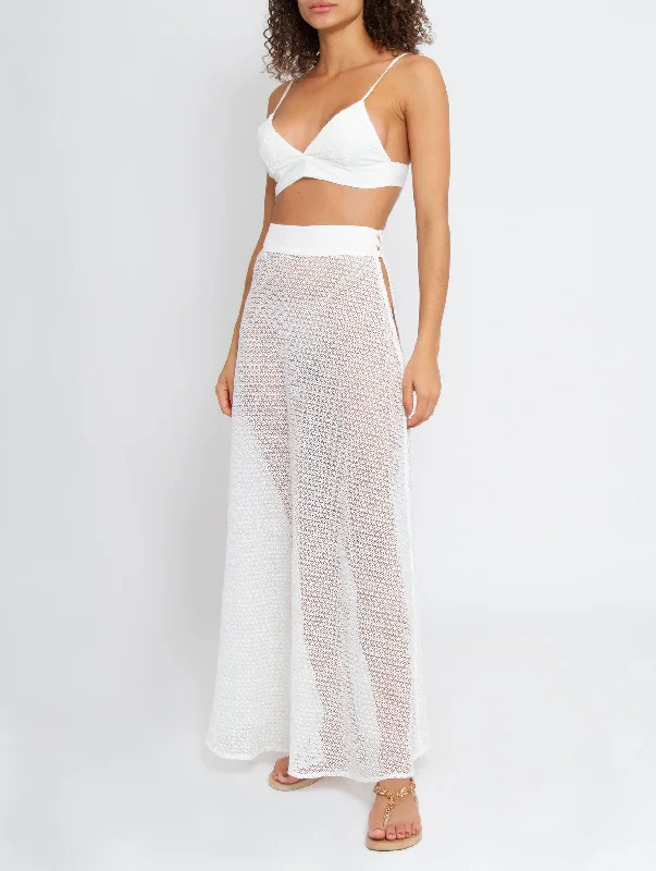 Naomi Pointelle Skirt cashmere skirt plush