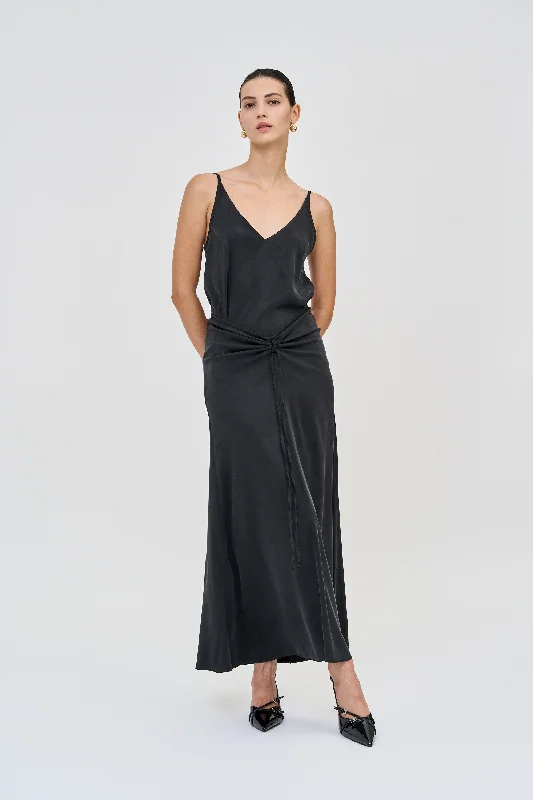 Nina Skirt Black tiered skirt playful