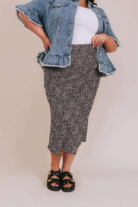 PLUS SIZE - Wandering Towards You Skirt linen skirt natural