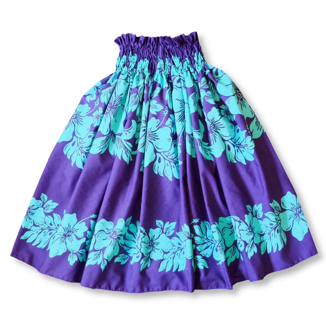 Purple Kawehi Single Pa'u Hawaiian Hula Skirt lace skirt delicate