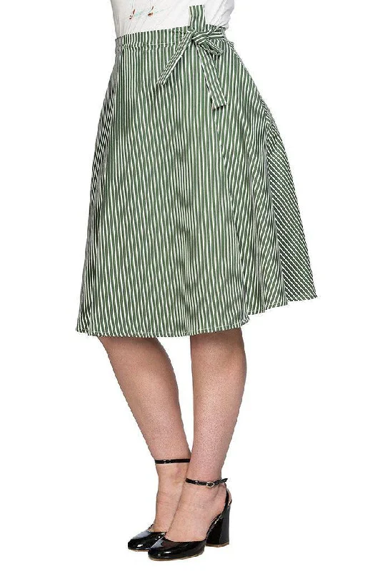 Stripe And Ripe Wrap Skirt velvet skirt plush