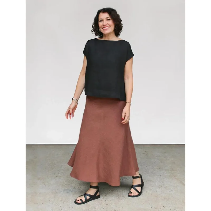 Tessuti Patterns Avery Skirt velvet skirt sumptuous