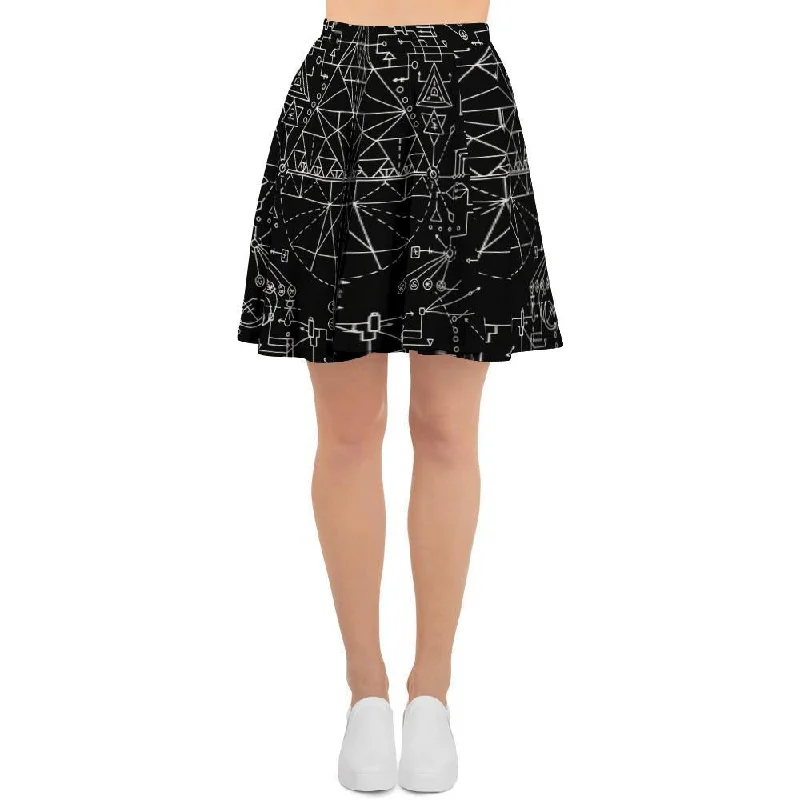 Witch Symbol Gothic Women's Skirt vintage skirt charm